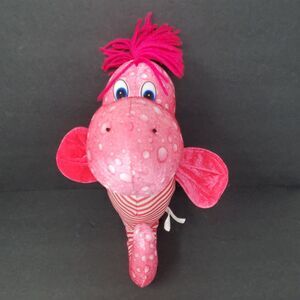 Circus Circus Las Vegas Seahorse Plush Stuffed Animal 16" Hot Pink Ocean Marine
